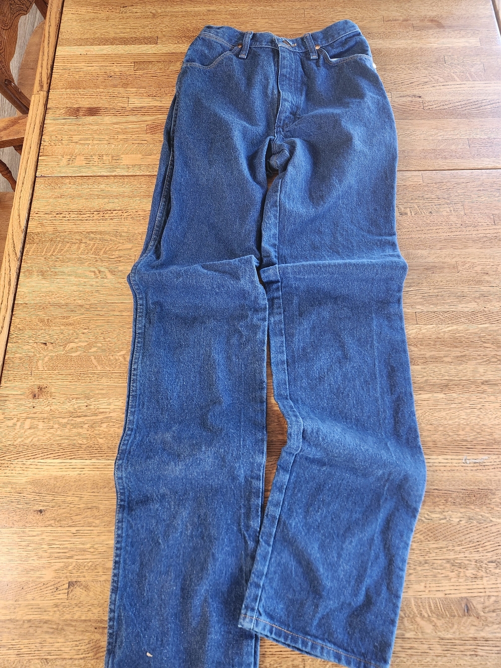 Wrangler Men's Dark Blue Relaxed Fit Jeans